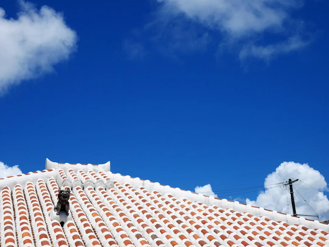 a finished white spray foam roof reflecting the intense arizona sun - spray foam roofing installation arizona