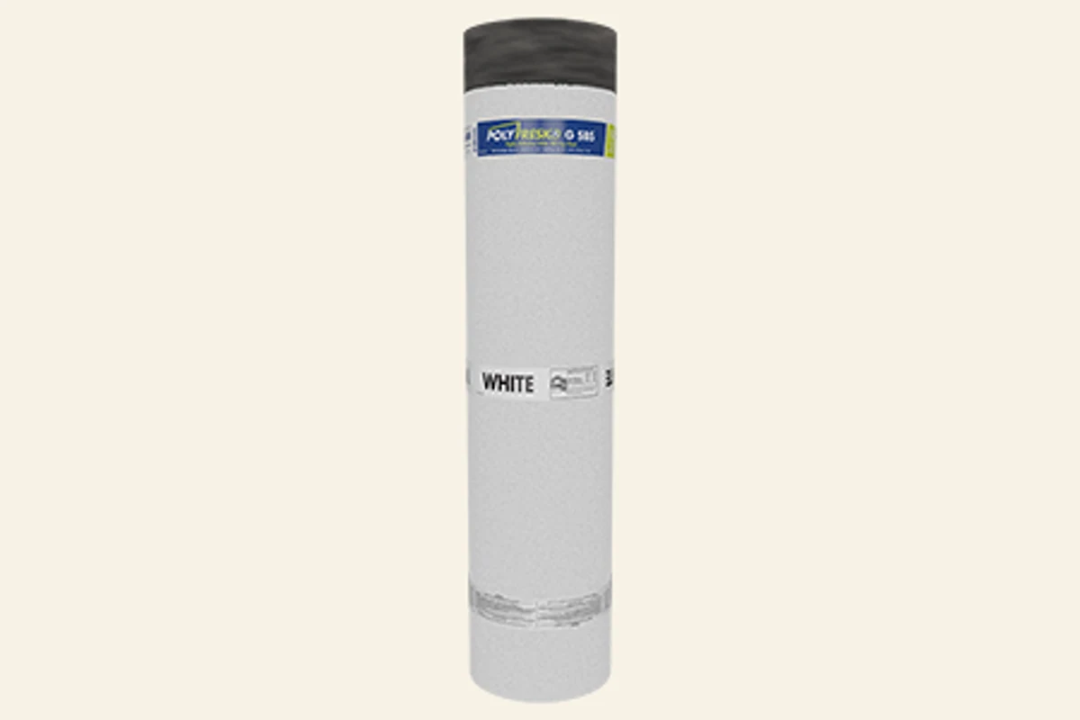 Labeled Polyglass Polyfresko G SBS modified-bitumen cap-sheet roll