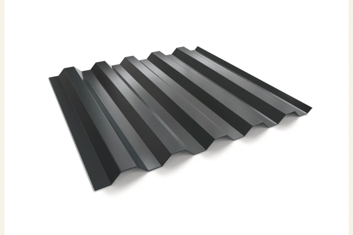 CMG Ultra-7.2 Box Rib exposed-fastener structural metal panel in Matte Black