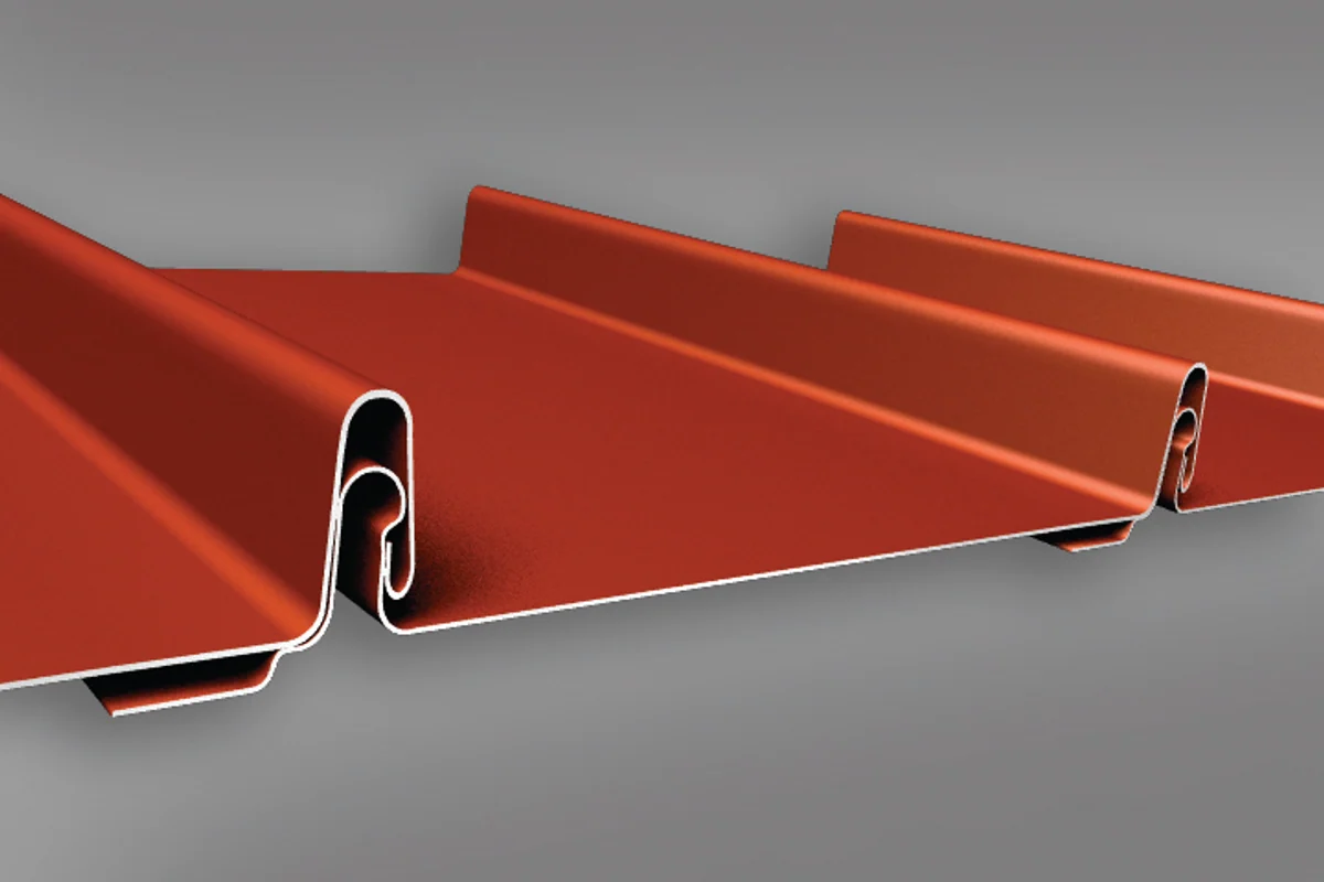 CMG Ultra-Flange clip-less standing-seam metal roof panel profile