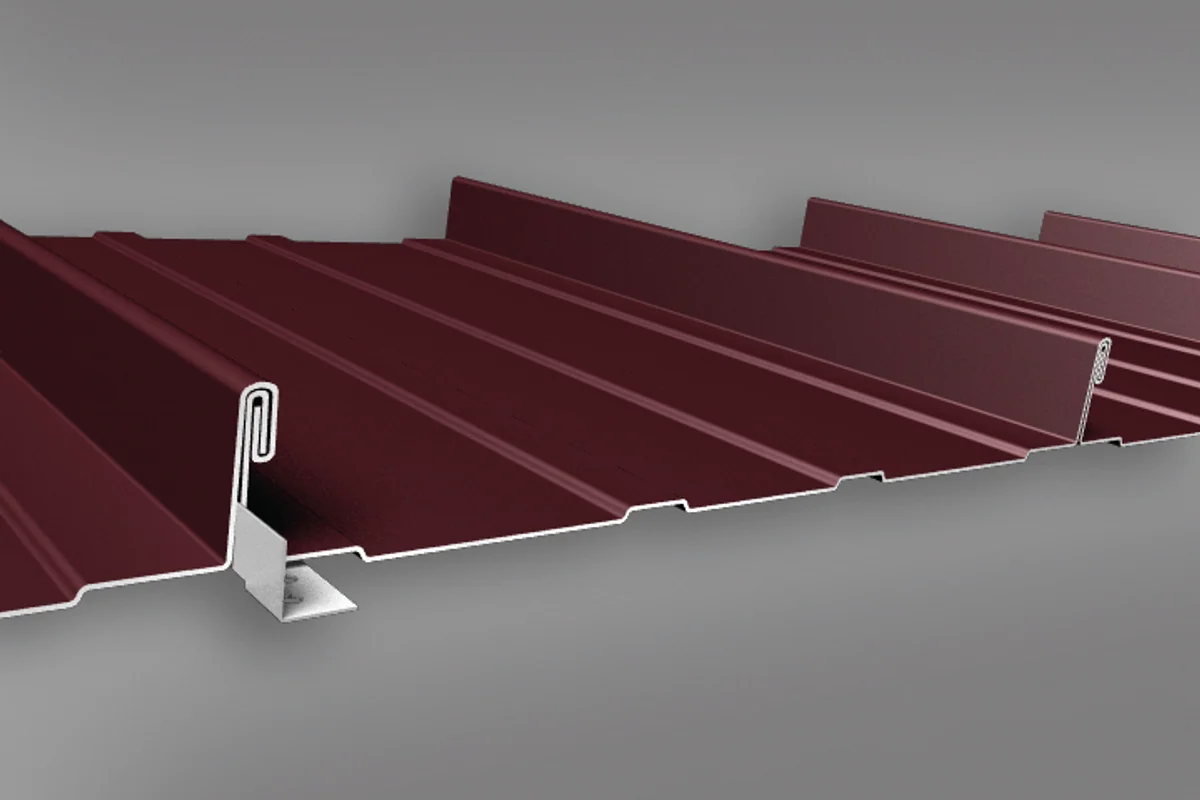 CMG Ultra-Seam mechanically seamed double-lock metal roof panel profile