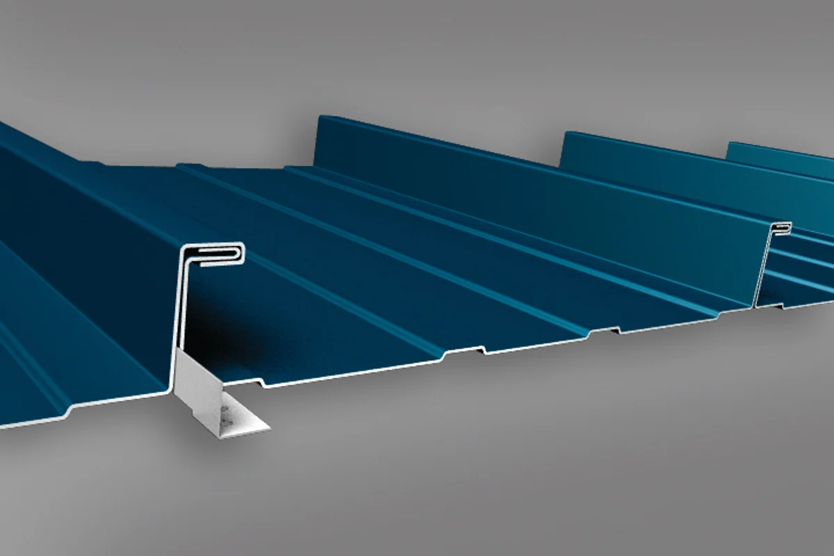 CMG Ultra-Span two-inch mechanically seamed structural metal roof panel profile
