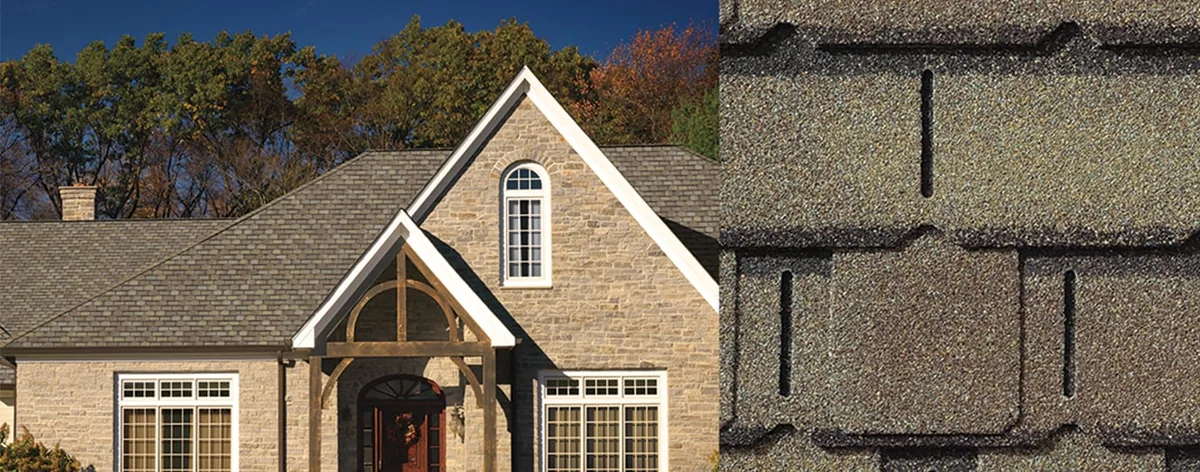 Home with Camelot® II Weathered Timber roof shingles