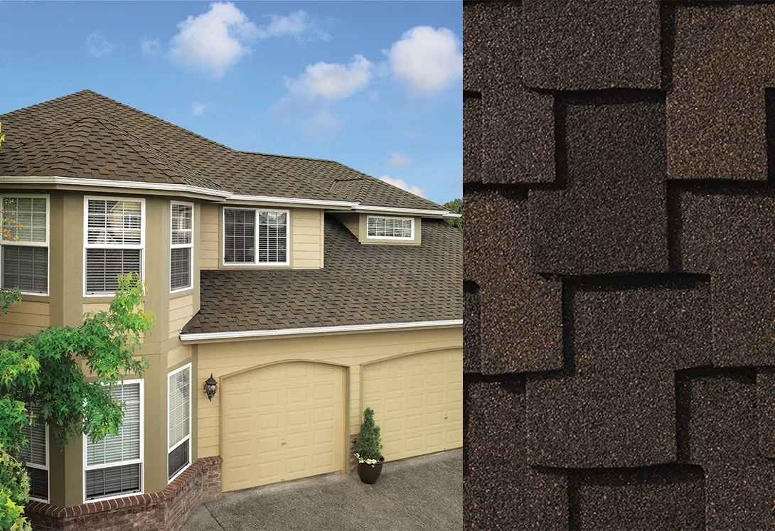 Home with Grand Sequoia® Autumn Brown roof shingles