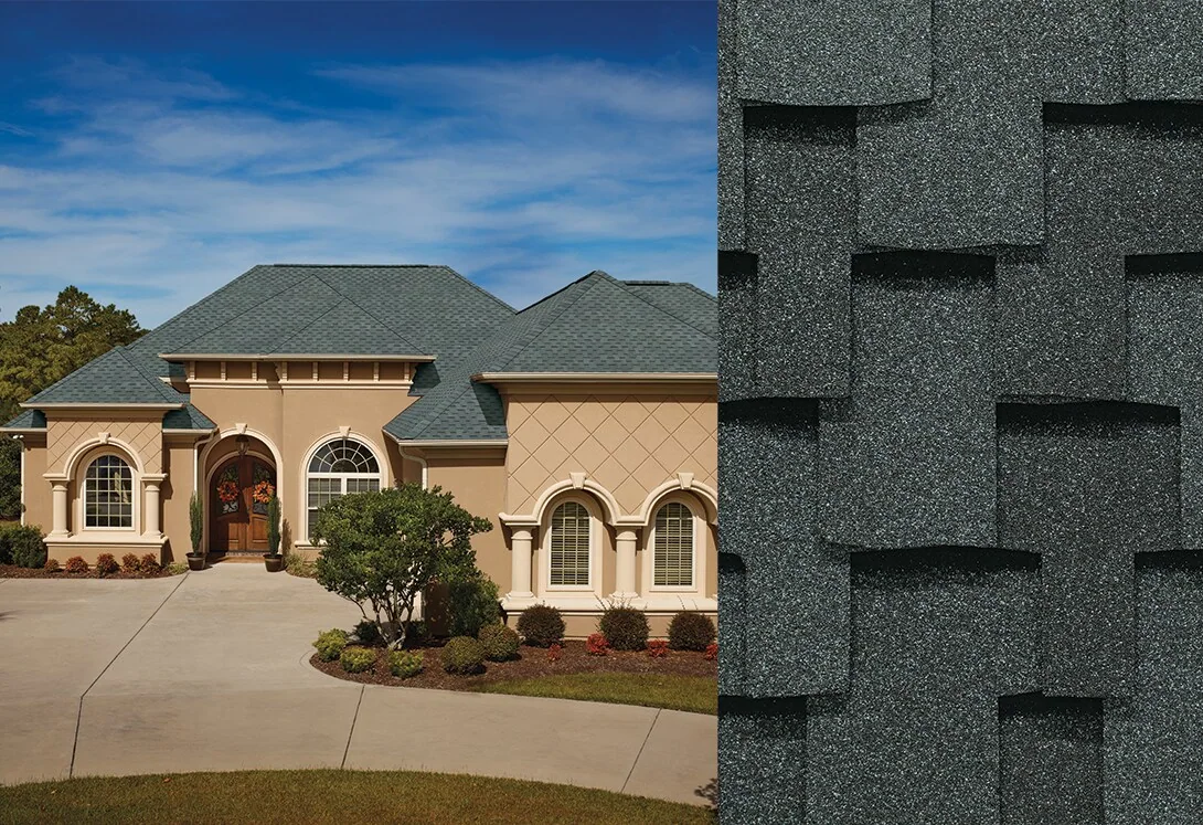 Home with Grand Sequoia® RS Ocean Gray roof shingles
