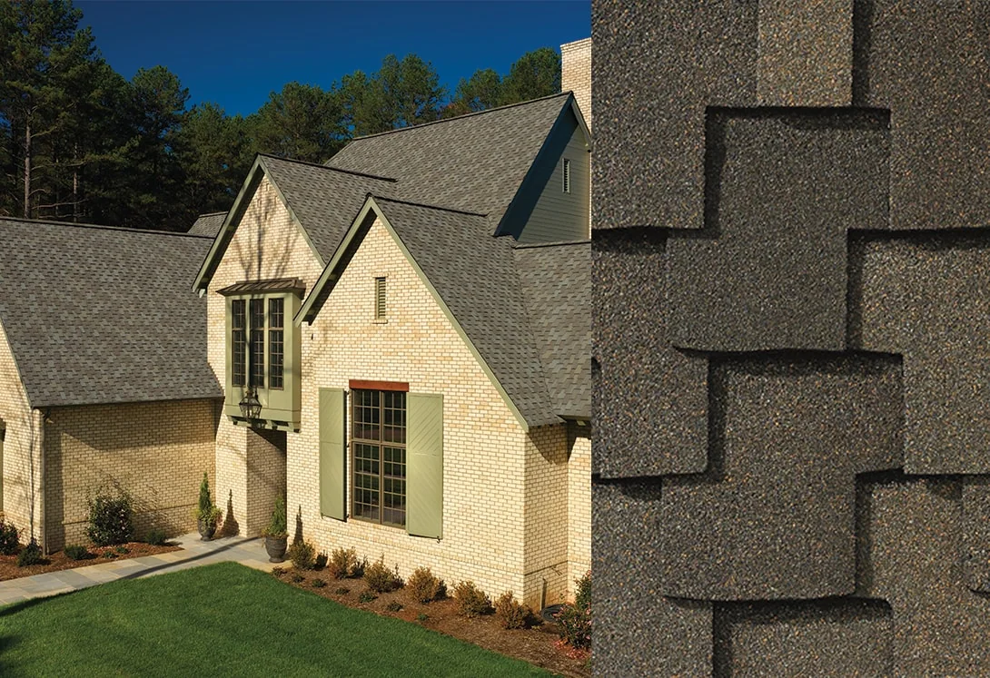 Home with Grand Sequoia® Weathered Wood roof shingles