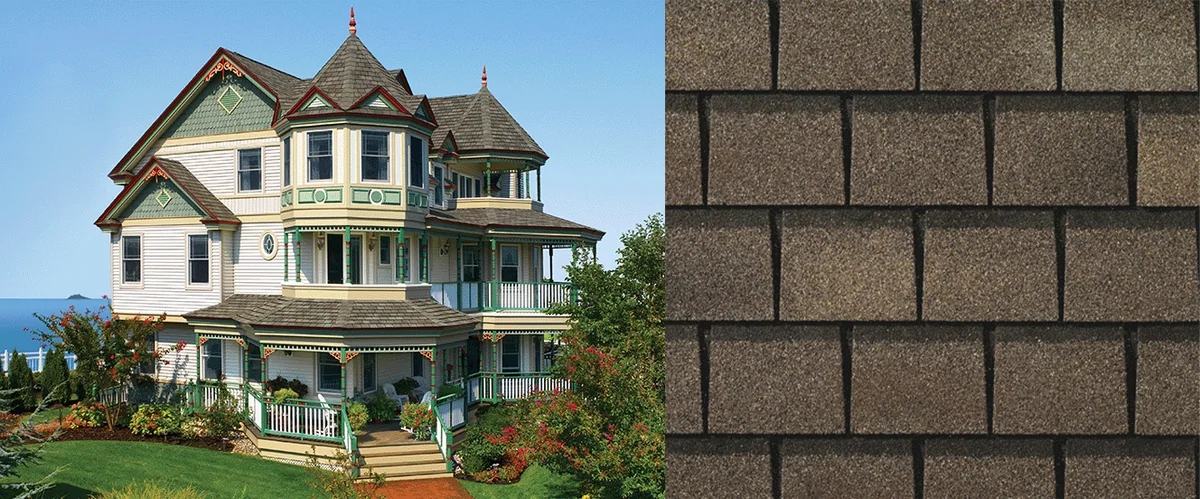 Home with Slateline® Weathered Slate roof shingles