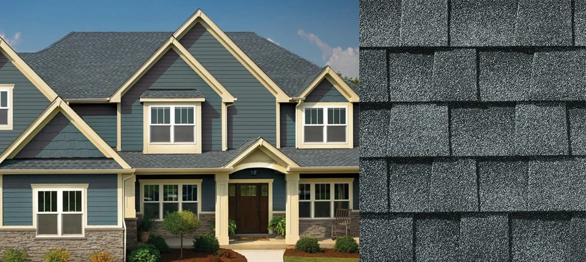Home with Timberline® AS II Pewter Gray roof shingles