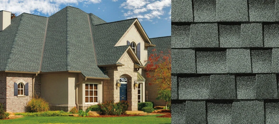Home with Timberline® AS II Slate roof shingles