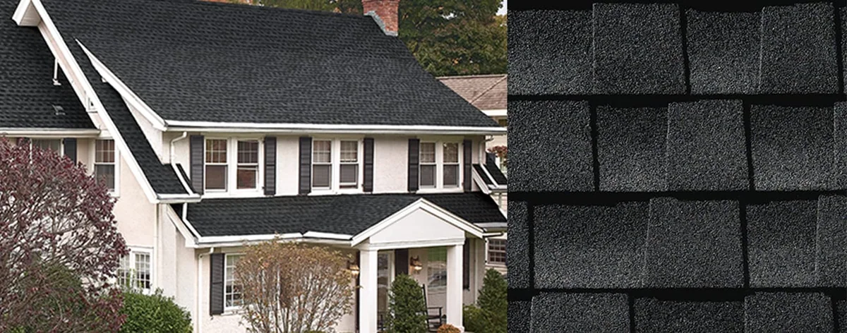 Home with Timberline® HDZ® Charcoal roof shingles