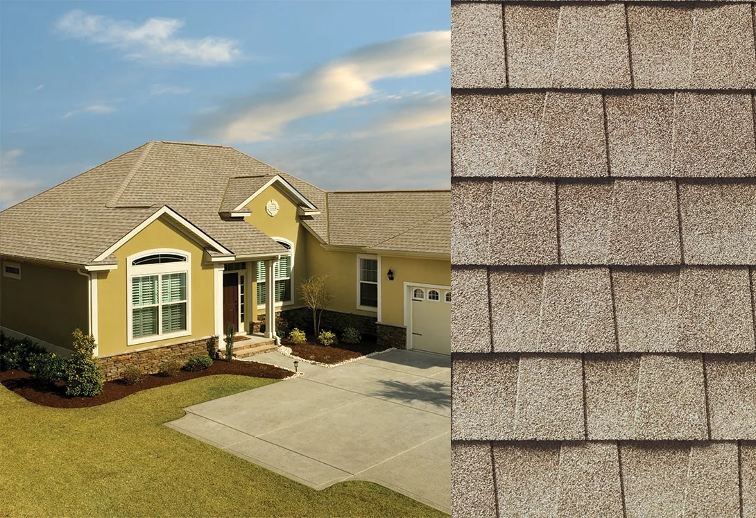 Home with Timberline® HDZ® Golden Amber roof shingles