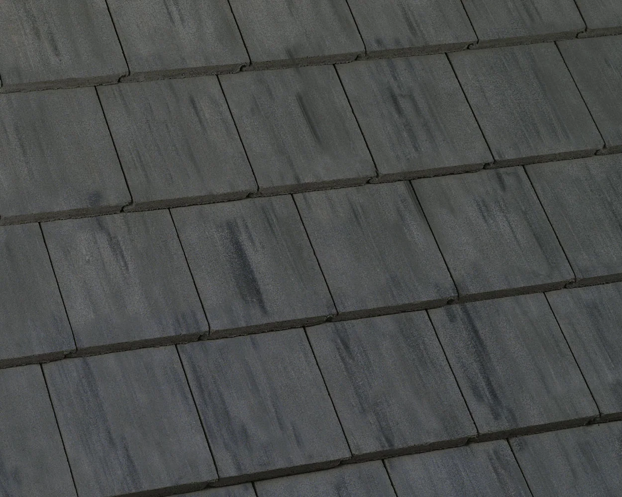 Eagle Bel Air concrete roof tile in 295 Dark Charcoal Range