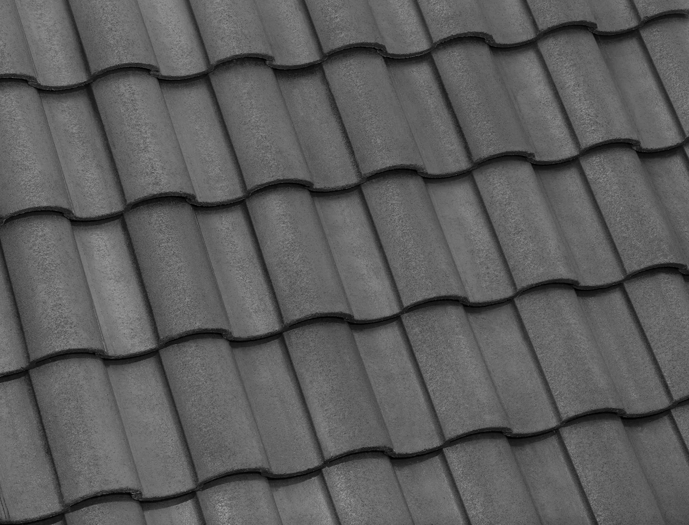 Eagle Capistrano concrete roof tile in 3591 Dark Gray Range