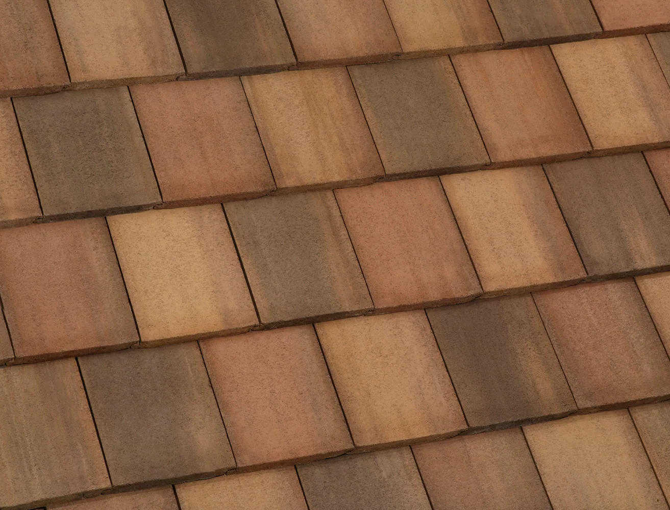 Eagle Bel Air concrete roof tile in 4814 San Pablo Blend