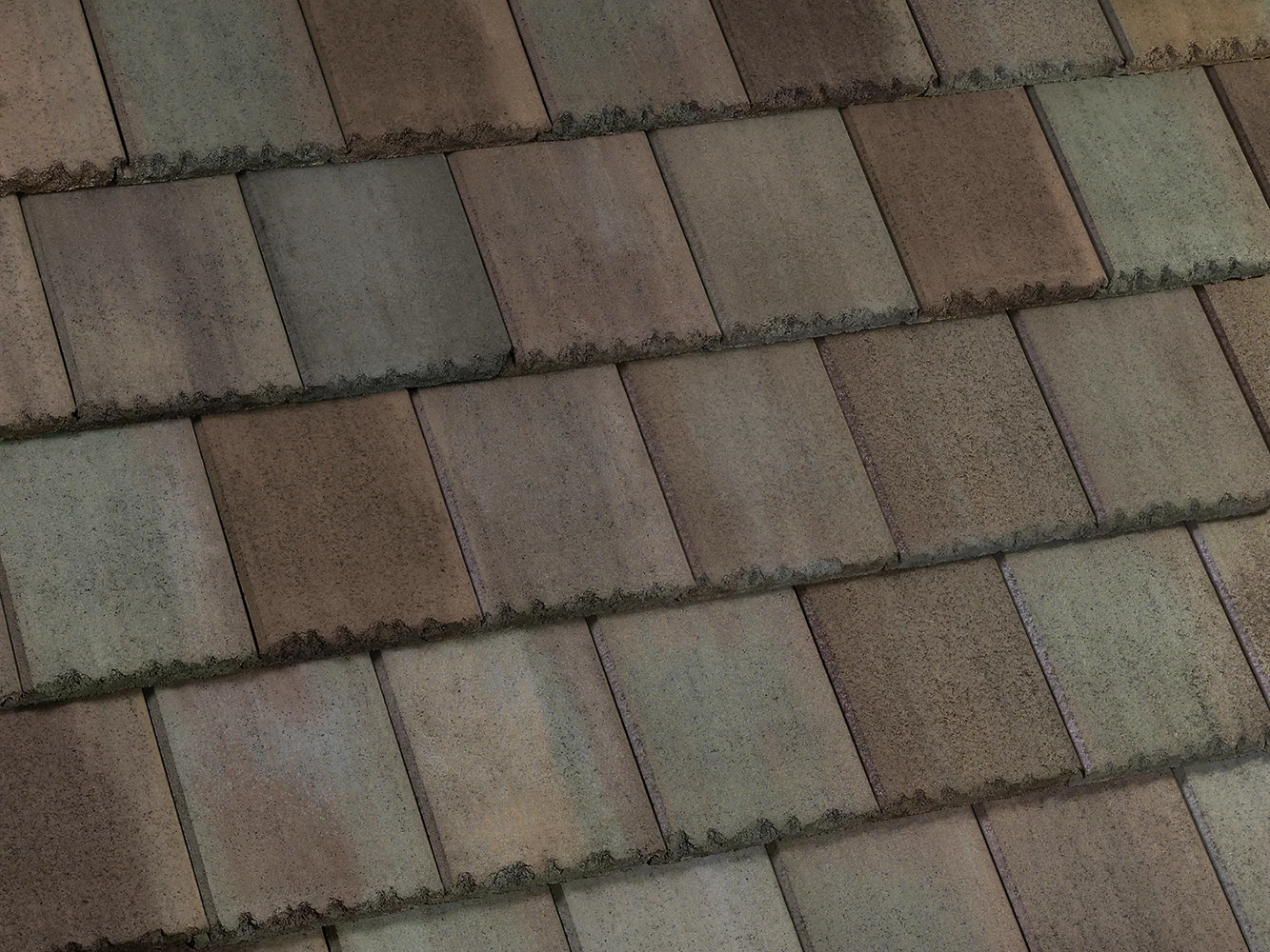 Eagle Tapered Slate concrete roof tile in 49801 New Orleans Blend