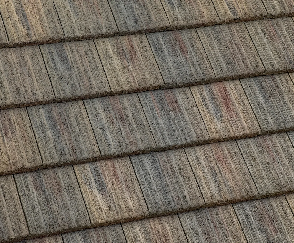 Eagle Ponderosa concrete roof tile in 5634 Kings Canyon Blend