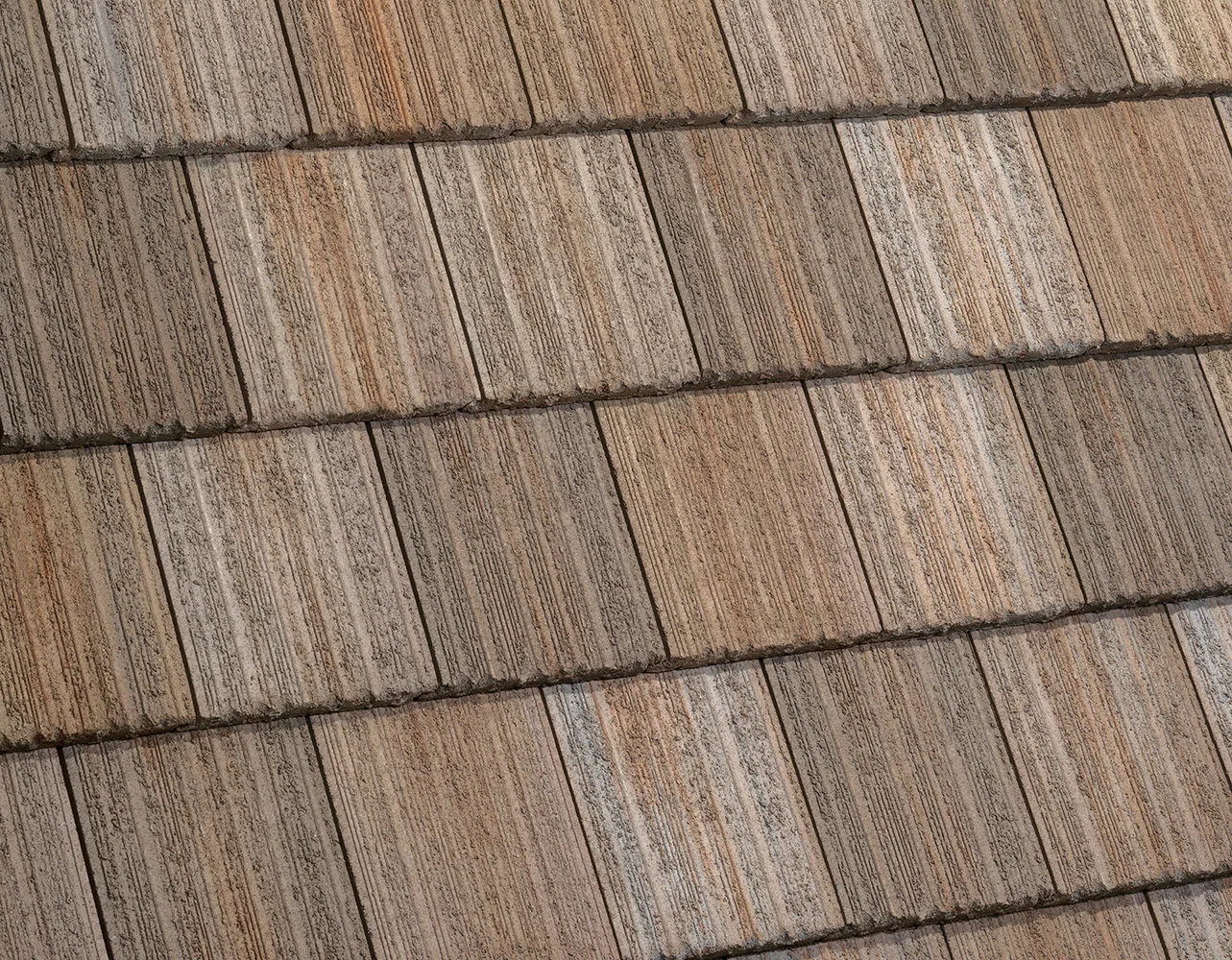 Eagle Ponderosa concrete roof tile in 5808 Tombstone Blend