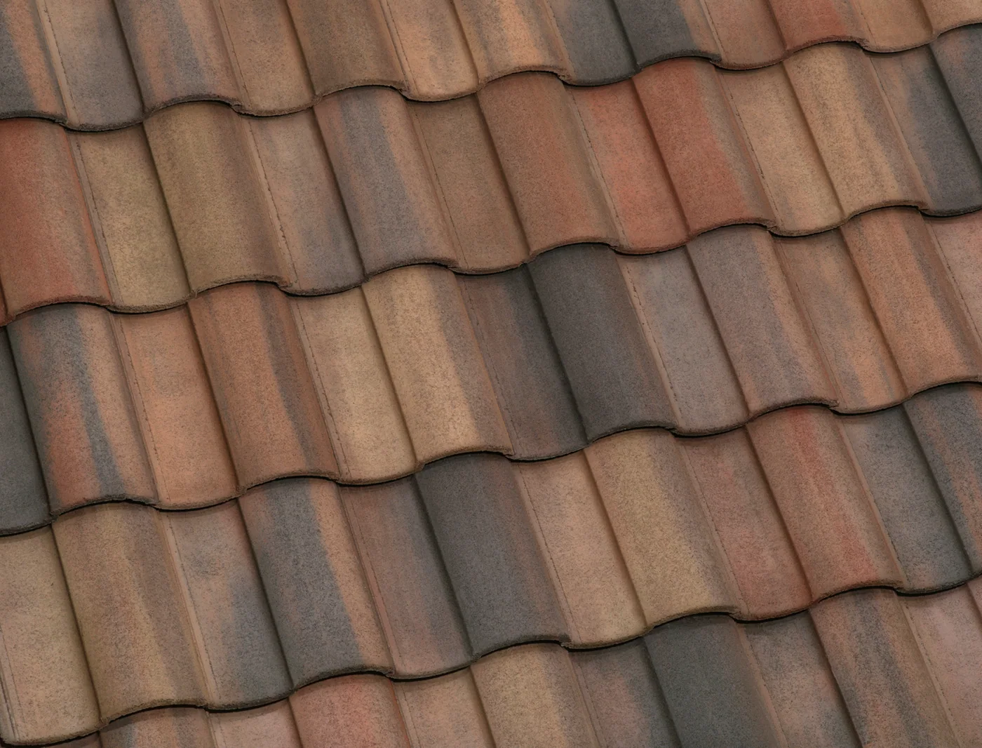 Eagle Capistrano concrete roof tile in LMC 8402 Santa Cruz Blend