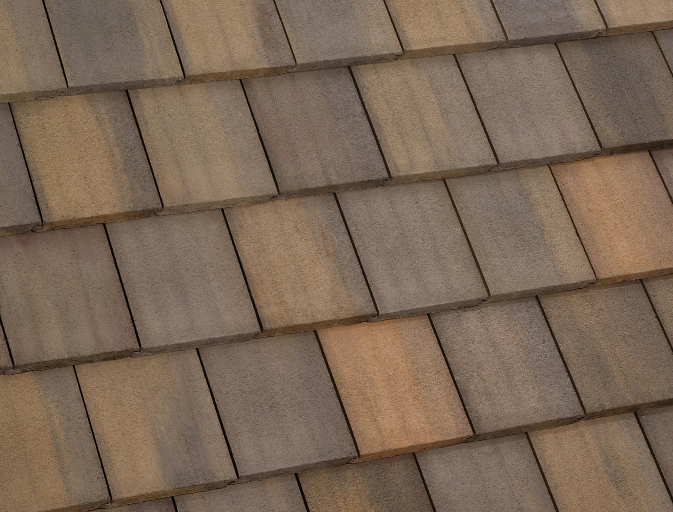 Eagle Bel Air concrete roof tile in SCB 8823 Pebble Beach Blend