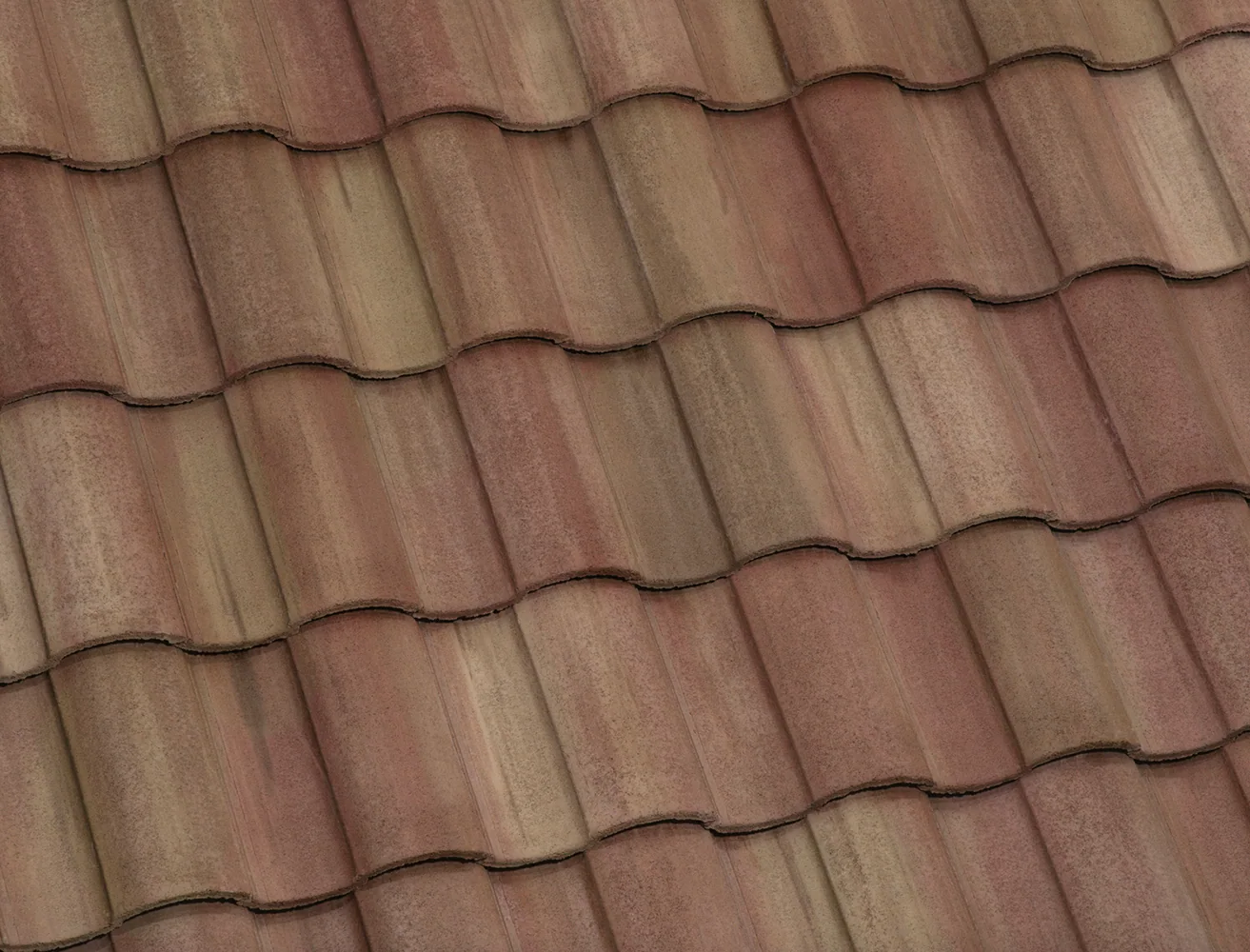 Eagle Capistrano concrete roof tile in SCC 8825 Corona Del Mar Blend