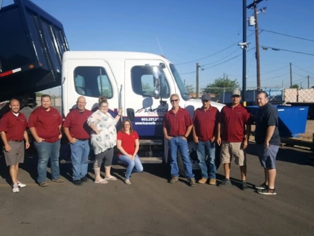 America Roofing Phoenix team