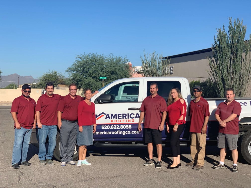 America Roofing Tucson team